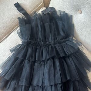 Black Ruffle Cupcake Dress